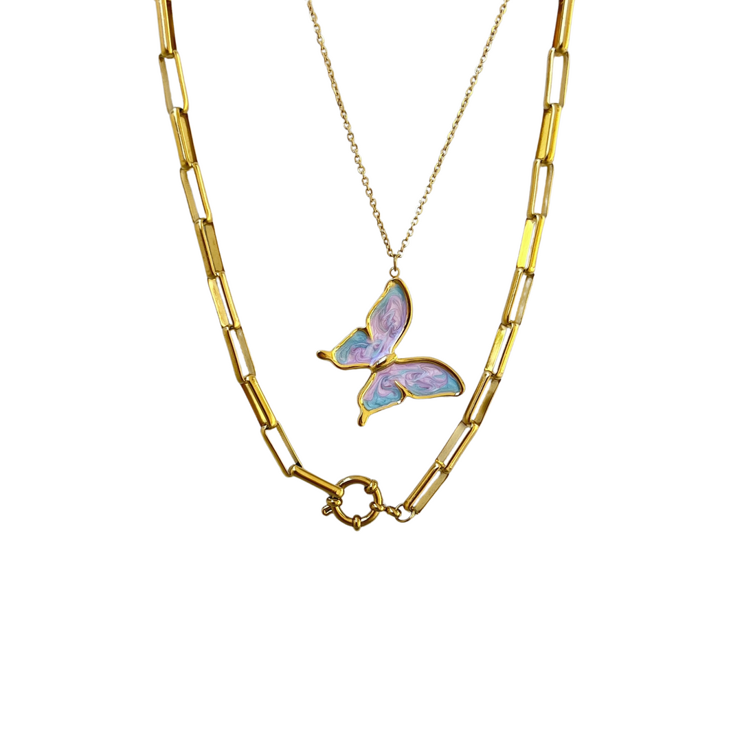 Papula Kette Set
